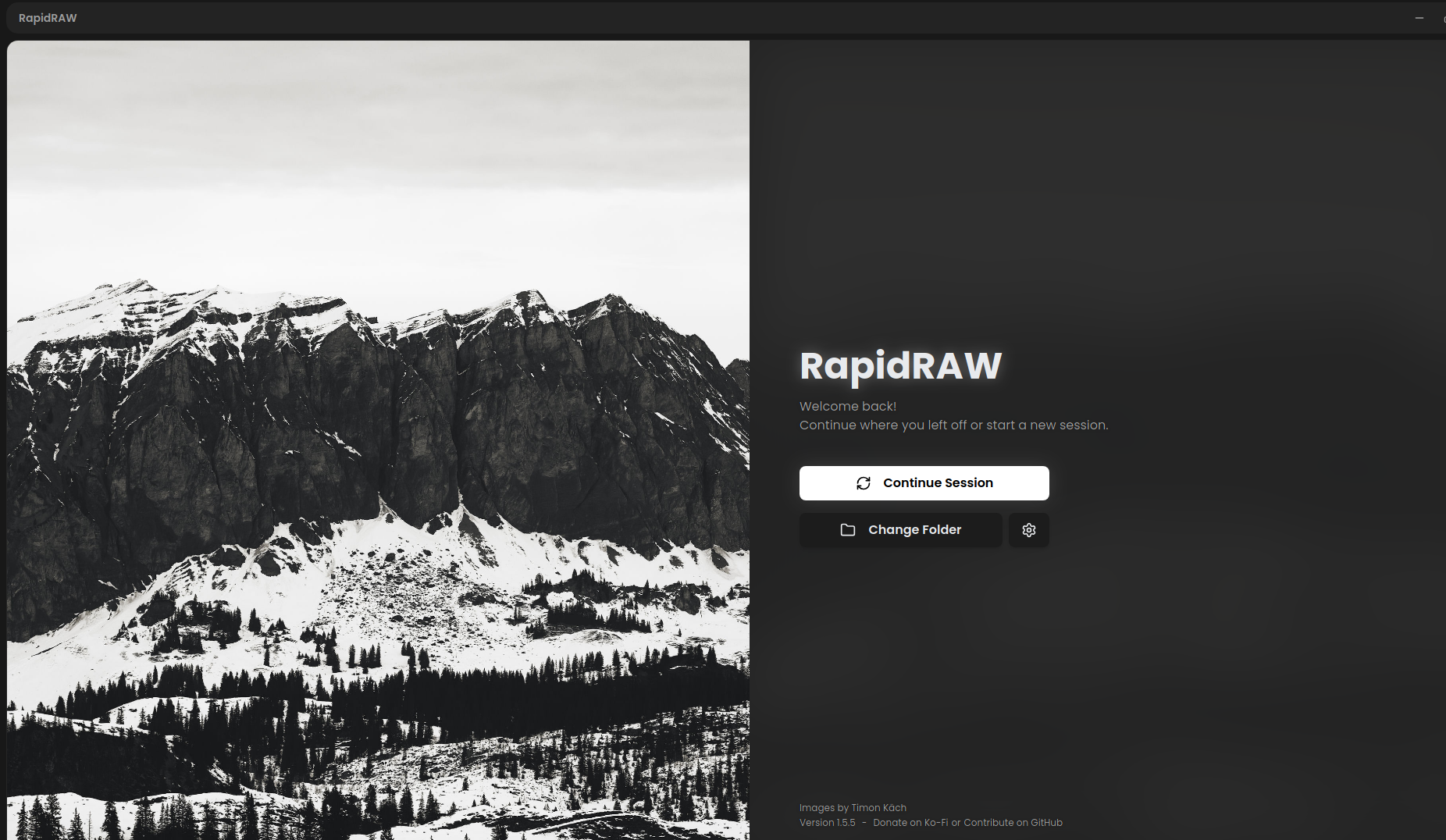 RapidRAW en Linux, alternativa gratuita a Lightroom