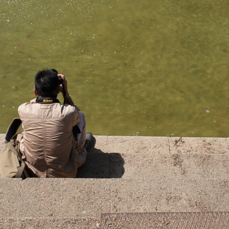 Afotando el lago